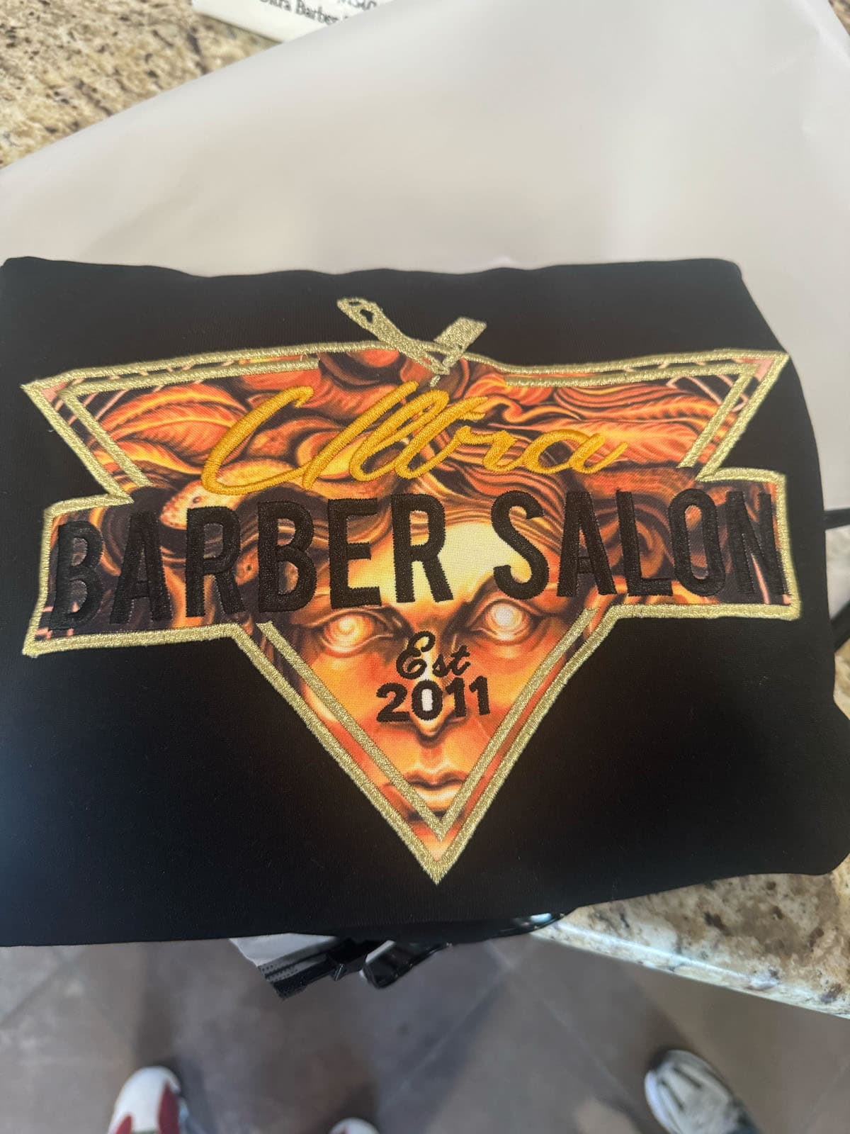 Black Hoodie With Patch