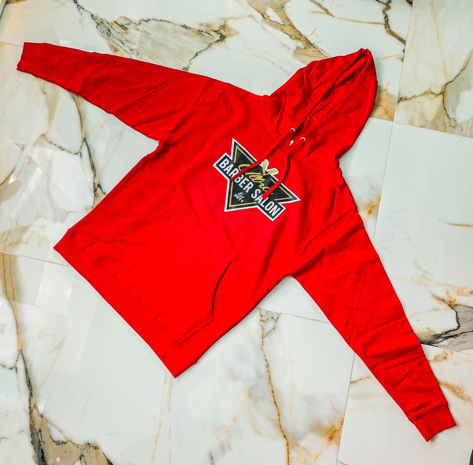 Red Ultra Hoodie Detail